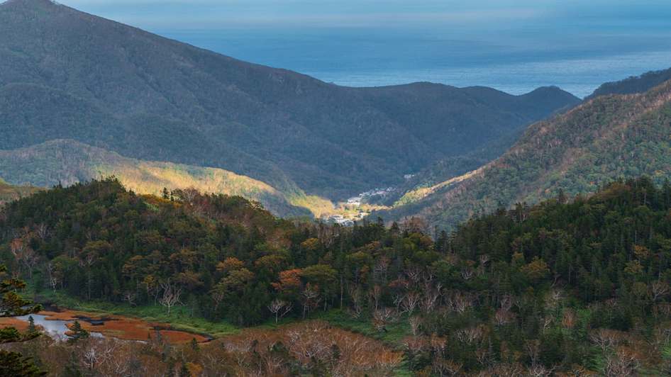 The voluptuous Indian mounds shower the landscape with their bounty